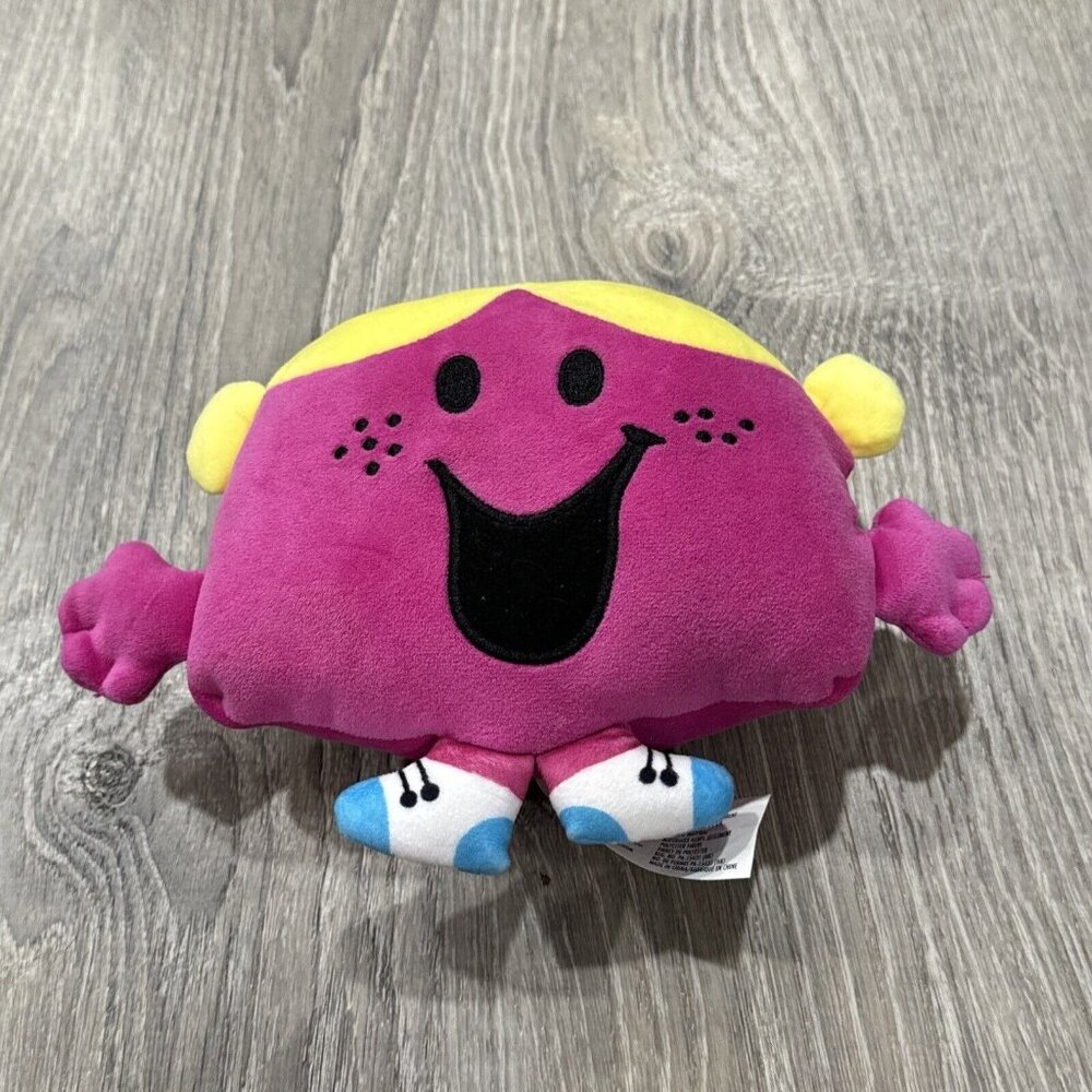 Cute Little Miss Pink Plush Yellow Hair BV1